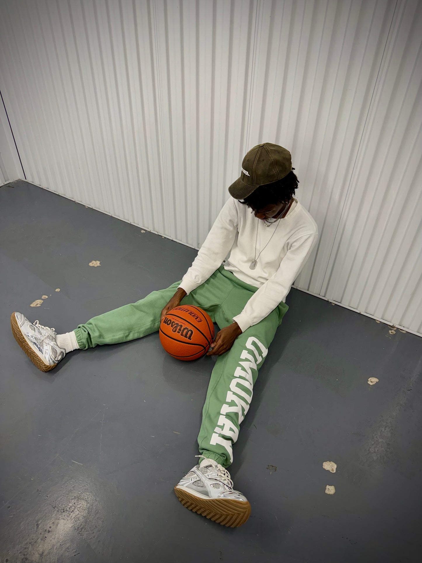 UmOkay Puff Print Joggers