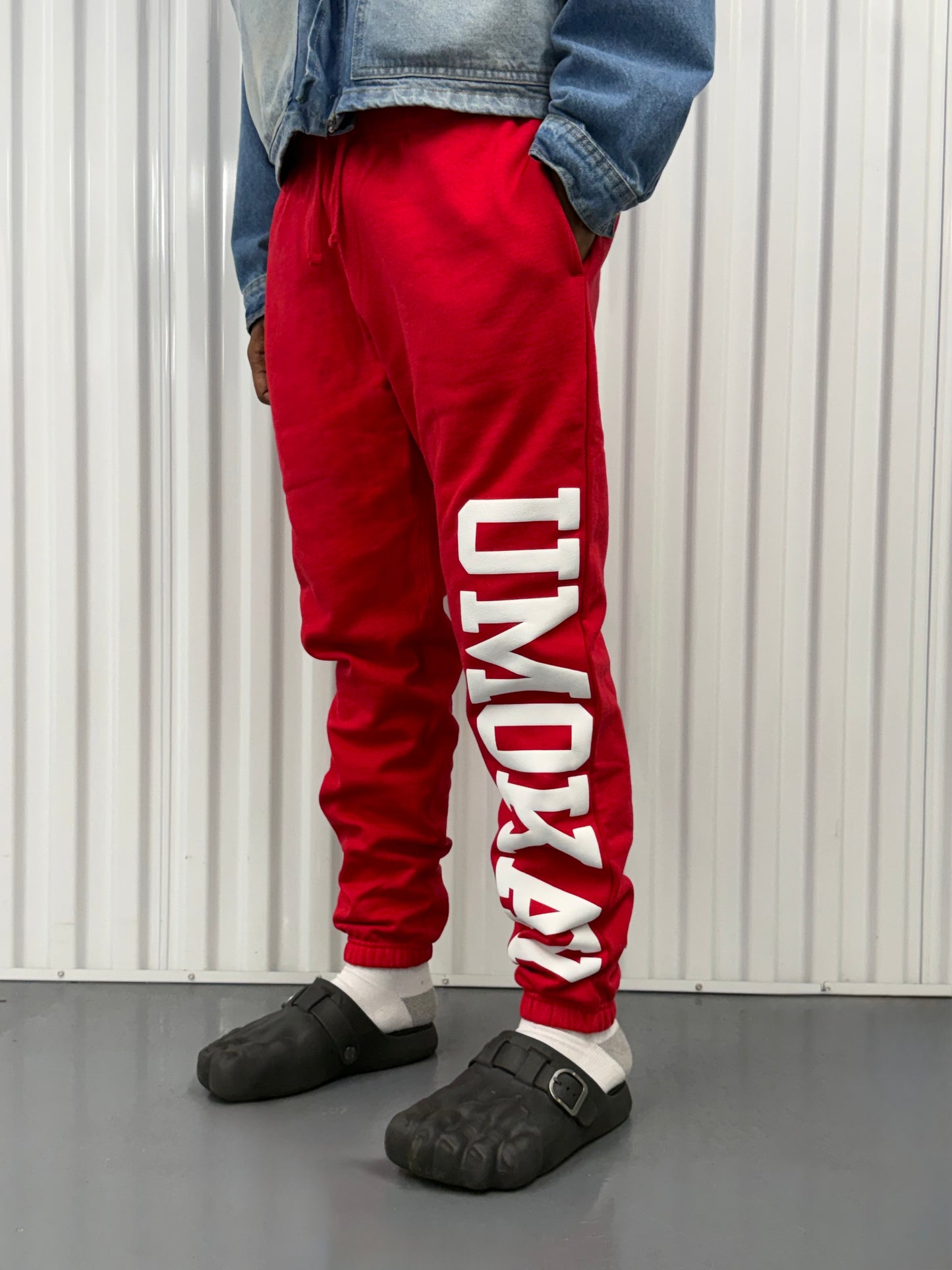 UmOkay Puff Print Joggers