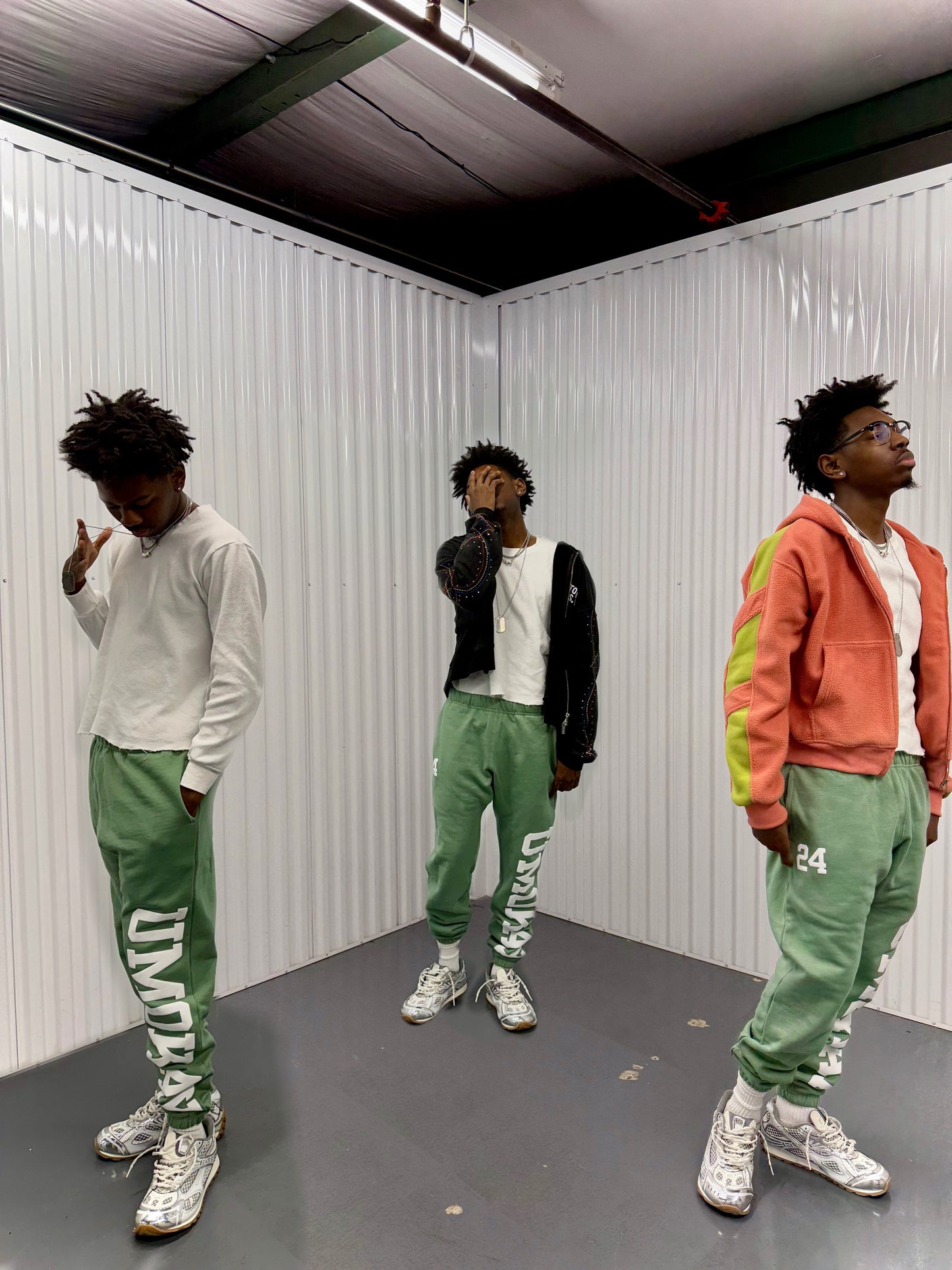 UmOkay Puff Print Joggers